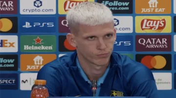 تصريح مثير.. أولمو يكشف تعليمات فليك ويهنئ استمرار لاعب برشلونة